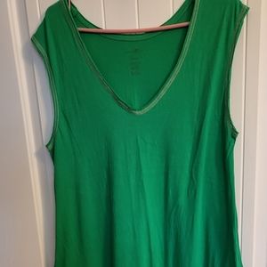 Natural Life Maxi full flowing cover up / dress, kelly green, L/XL